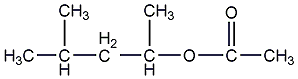 4-甲基-2-戊醇乙酸酯结构式