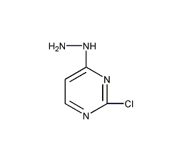 2-氯-4-肼基嘧啶结构式
