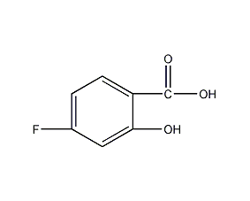 4-氟-2-羟基苯甲酸结构式