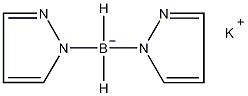 双(1-吡唑基)硼氢化钾结构式