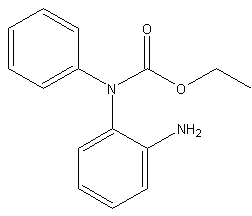 (2-氨基苯)氨基甲酸苯乙酯结构式