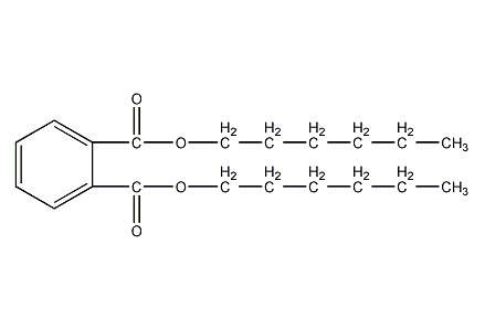 邻苯二甲酸二己酯结构式