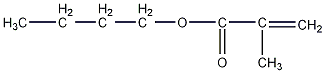 甲基丙烯酸正丁酯结构式