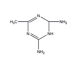 2,4-二氨基-6-甲基-1,3,5-三嗪结构式