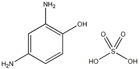 2,4-二氨基苯酚硫酸盐结构式