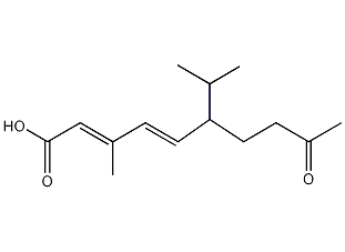 (2Z,4E,6S)-6-Isopropyl-3-methyl-9-oxo-2,4-decadienoic acid