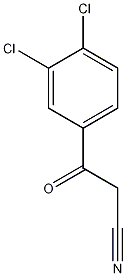 3,4-二氯苯甲酰乙腈结构式