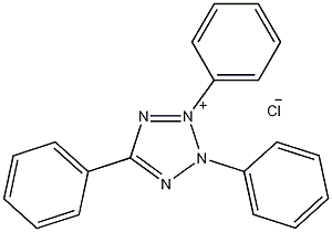 2,3,5-三苯基氯化四氮唑结构式