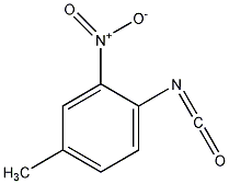 4-甲基-2-硝苯基异氰酸酯结构式