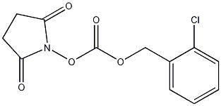 2-氯苄基-N-琥珀酰亚胺基碳酸酯结构式