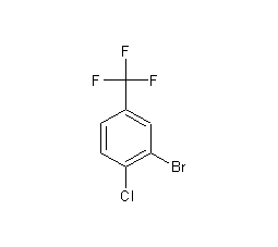 3-溴-4-氯苯并三氟结构式