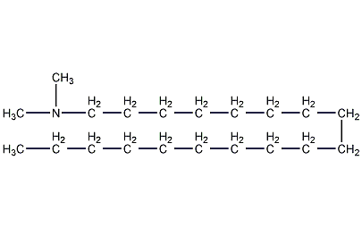N,N-二甲基十八烷胺结构式