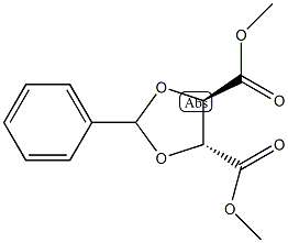 (−)-二甲基 2,3-O-苯亚甲基-L-酒石酸结构式