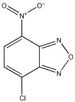 4-氯-7-硝基苯并呋喃结构式