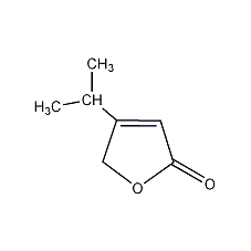 3-异丙基-2-丁烯-4-内酯结构式