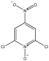 2,6-二氯代-4-硝基吡啶 N氧化物结构式