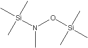 N-甲基-N,O-双(三甲基硅基)羟胺结构式