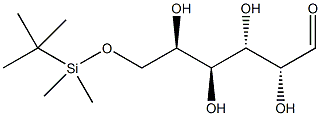 6-O-(叔丁基二甲基硅烷)-D-半乳醛结构式