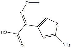 2-(2-氨基噻唑-4-基)-2-甲氧亚氨基乙酸结构式