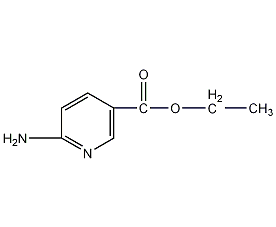 6-氨基吡啶-3-甲酸乙酯结构式