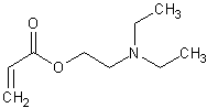 2-(二乙胺基)丙烯酸乙酯结构式