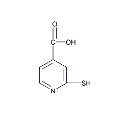 2-巯基异烟酸结构式