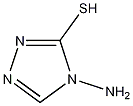 4-氨基-3-巯基-4H-1,2,4-三唑结构式