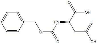N-苄氧羰基-D-天冬氨酸结构式