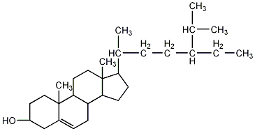 γ-谷甾醇结构式