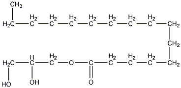 单棕榈酸甘油结构式