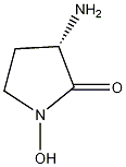 (-)-3-氨基-1-羟基-2-吡咯酮结构式