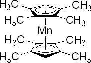 双(四甲基环戊二烯)锰结构式