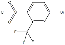 4-溴-2-(三氟甲基)苯磺酰基氯结构式
