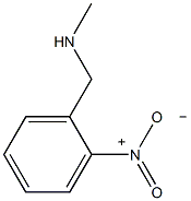 2-硝基-N-甲基苯甲胺结构式