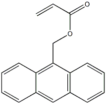 丙烯酰酸-9-蒽基甲酯结构式