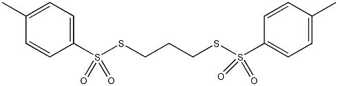 三甲烯二(甲苯硫代磺酸盐)结构式