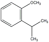 2-异丙基苯甲醚结构式