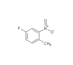 4-氟-2-硝基甲苯结构式