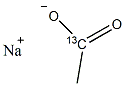 Sodium acetate-1-(13C)