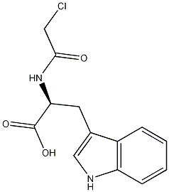 氯乙酰基-L-色氨酸结构式
