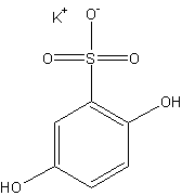 对苯二酚硫酸钾结构式