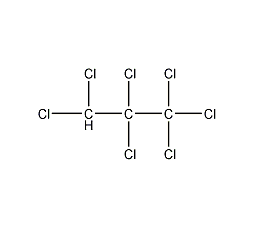 1,1,1,2,2,3,3-七氯丙烷结构式
