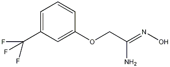 N'-羟基-2-(3-(三氟甲基)苯氧基)乙脒结构式