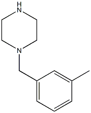 1-(3-甲基苯甲基)哌嗪结构式