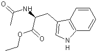 N-乙酰-L-色氨酸乙酯结构式