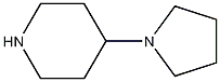 4-(1-吡咯烷)哌啶结构式
