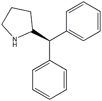 (S)-2-二苯甲基吡咯烷结构式