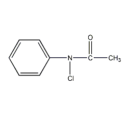 N-氯代乙酰苯胺结构式