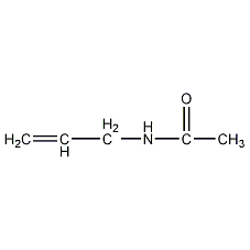 N-烯丙基乙酰胺结构式