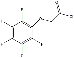 2,3,4,5,6-五氟苯氧基乙酰氯结构式